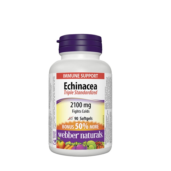 ЕХИНАЦЕЯ ТРИПЪЛ капсули 90 броя / WEBBER NATURALS ECHINACEA TRIPEL