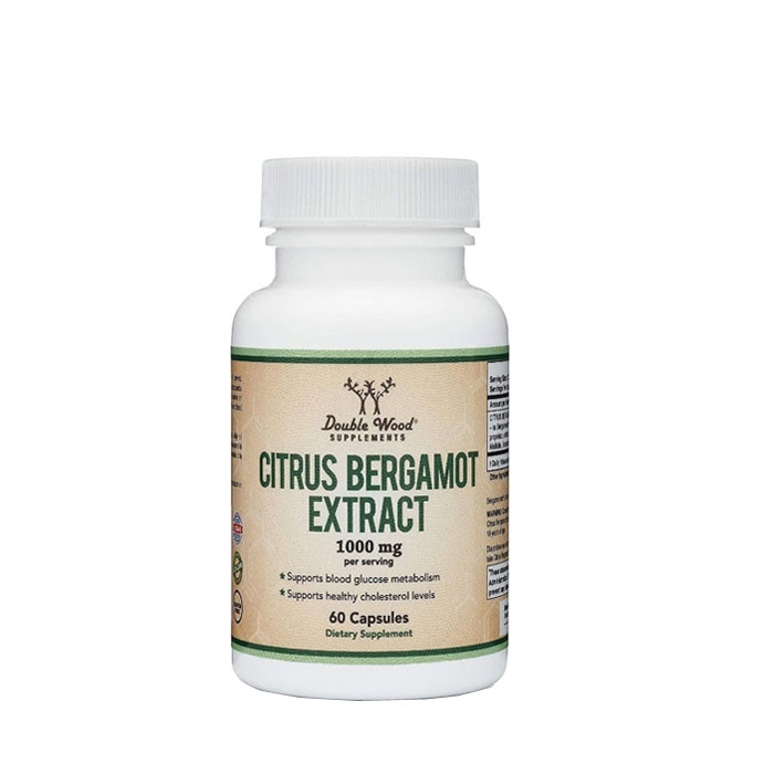 ЦИТРУС БЕРГАМОТ ЕКСТРАКТ капсули 1000 мг. 60 броя / DOUBLE WOOD CITRUS BERGAMOT EXTRACT