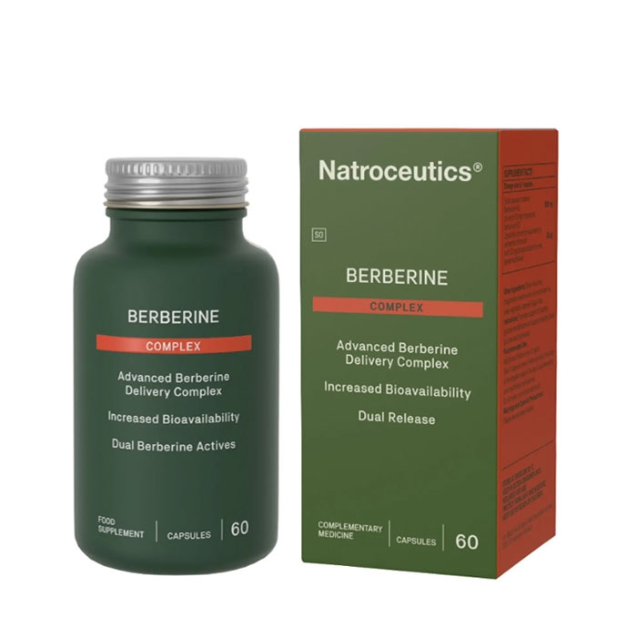 НАТРОЦЕВТИКА БЕРБЕРИН КОМПЛЕКС капсули 60 броя / NATROCEUTICS BERBERINE COMPLEX