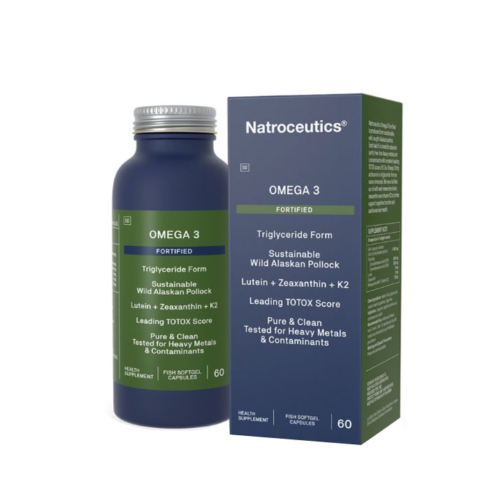 НАТРОЦЕВТИКА ОМЕГА 3 ФОРТЕ капсули 60 броя / NATROCEUTICS OMEGA 3 FORTE