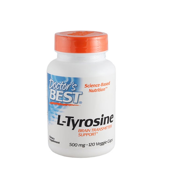 ДОКТОР&#039;С БЕСТ L - ТИРОЗИН капсули 500 мг. 120 броя / DOCTOR&#039;S BEST L - TYROSINE