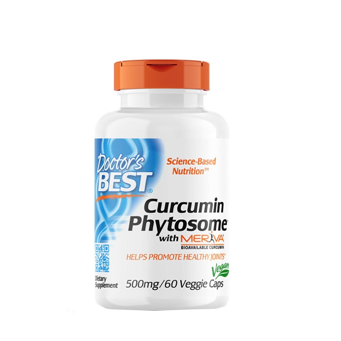 ДОКТОР&#039;С БЕСТ КУРКУМИН КОМПЛЕКС капсули 500 мг. 60 броя / DOCTOR&#039;S BEST CURCUMIN PHYTOSOME