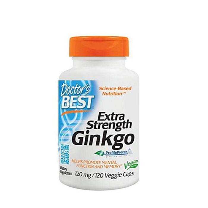 ДОКТОР&#039;С БЕСТ ЕКСТРА СТРЕНТ ГИНКО капсули 120 мг. 120 броя / DOCTOR&#039;S BEST EXTRA STRENGHT GINKGO