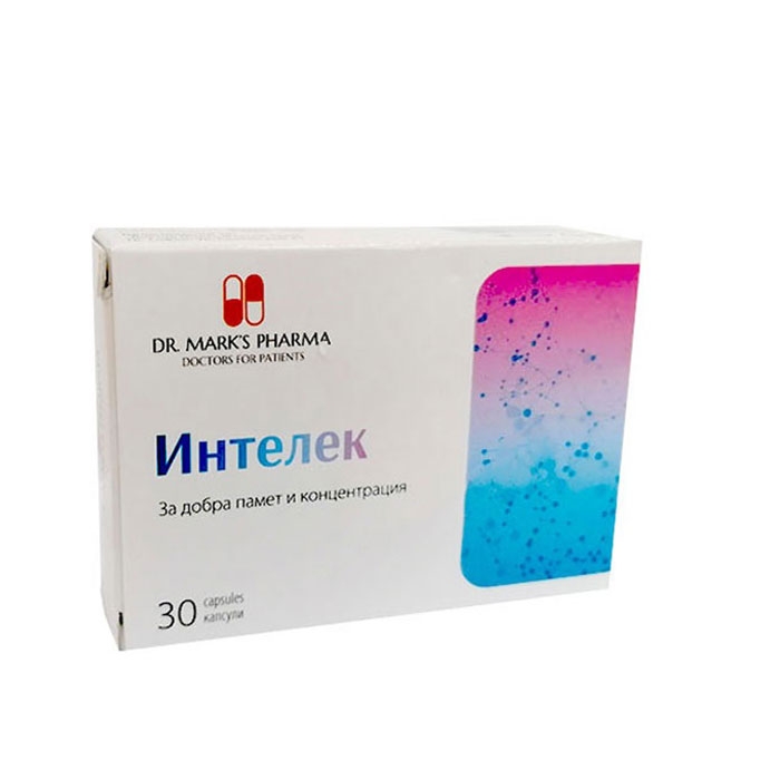 ИНТЕЛЕК капсули 30 броя / DR. MARK&#039;S PHARMA INTELEC