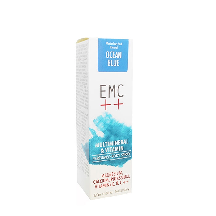 ОКЕАН БЛУ АРОМАТИЗИРАН СПРЕЙ ЗА ТЯЛО 120 мл. / DR. SEA OCEAN BLUE MULTIMINERAL &amp; VITAMIN PERFUMED BODY SPRAY