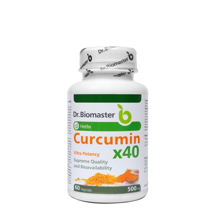 КУРКУМИН капсули 500 мг. 60 броя / DR. BIOMASTER CURCUMIN | Drugstore BG