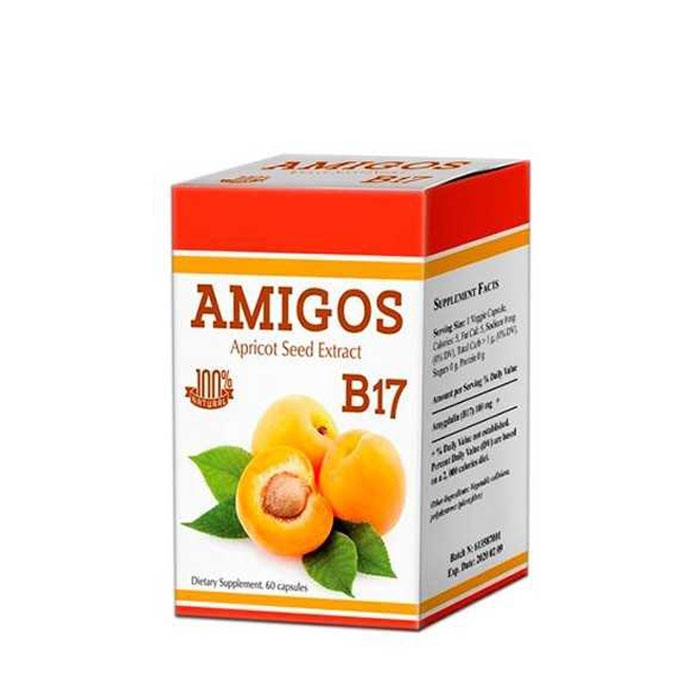 АМИГОС АМИГДАЛИН B17 капсули 100 мг. 60 броя / DR.GREEN AMIGOS AMIGDALIN B17