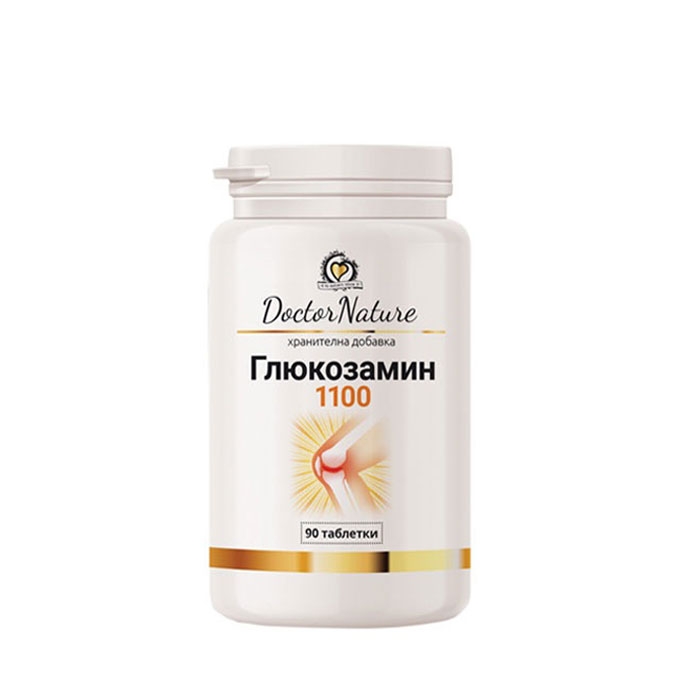 ГЛЮКОЗАМИН 1100 таблетки 90 броя / DOCTOR NATURE GLUCOSAMINE