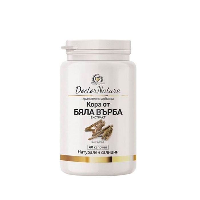 КОРА ОТ БЯЛА ВЪРБА капсули 60 броя / DOCTOR NATURE WHITE WILLOW BARK