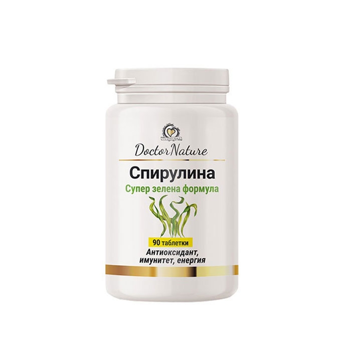 СПИРУЛИНА таблетки 90 броя / DOCTOR NATURE SPIRULINA