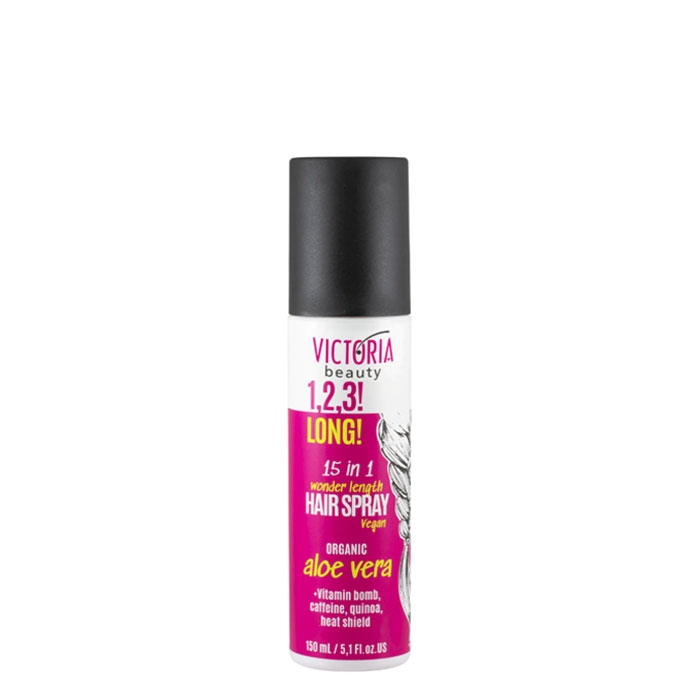 LONG 1, 2, 3 СПРЕЙ ЗА РАСТЕЖ НА КОСАТА 15 В 1 150 мл. / VICTORIA BEAUTY 1, 2, 3 LONG HAIR SPRAY 15 IN 1