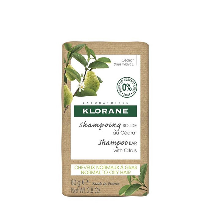 КЛОРАН ТВЪРД ШАМПОАН СЪС СЕДРА 80 гр. / KLORANE SHAMPOO BAR WITH CITRUS