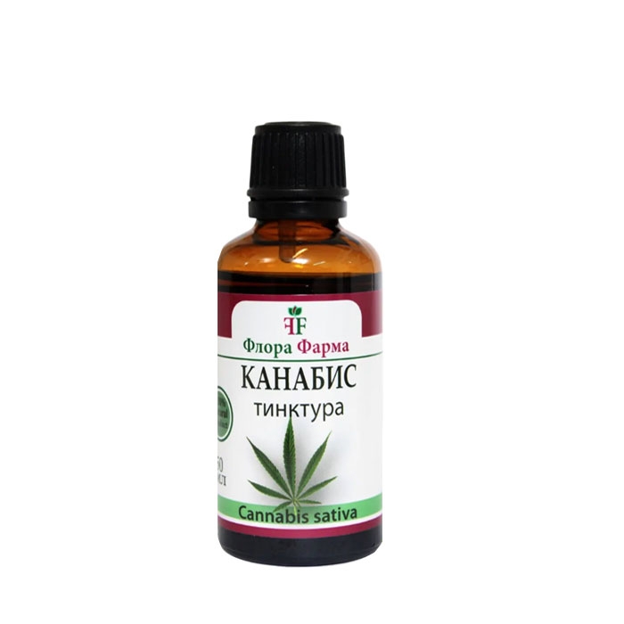 ФЛОРА ФАРМА ТИНКТУРА КАНАБИС 50 мл. / FLORA PHARMA CANNABIS SATIVA TINCTURE