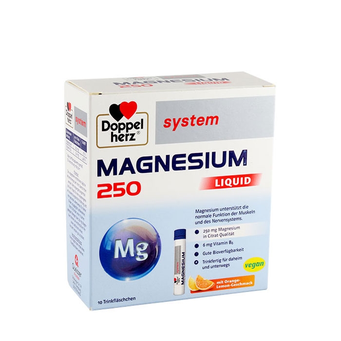 ДОПЕЛХЕРЦ СИСТЕМ МАГНЕЗИЙ флакон 250 мг. 10 броя / QUEISSER DOPPELHERZ SYSTEM MAGNESIUM LIQUID