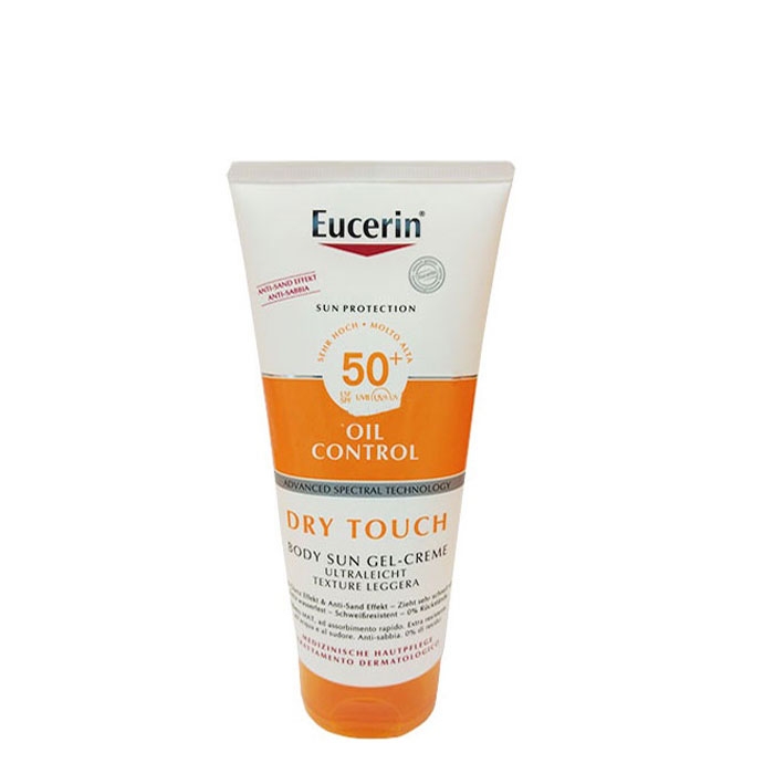 ЕУЦЕРИН OIL CONTROL DRY TOUCH СЛЪНЦЕЗАЩИТЕН ГЕЛ-КРЕМ ЗА ТЯЛО SPF50+ 200 мл. / EUCERIN OIL CONTROL DRY TOUCH SUN PROTECT GEL-CREAM SPF 50+