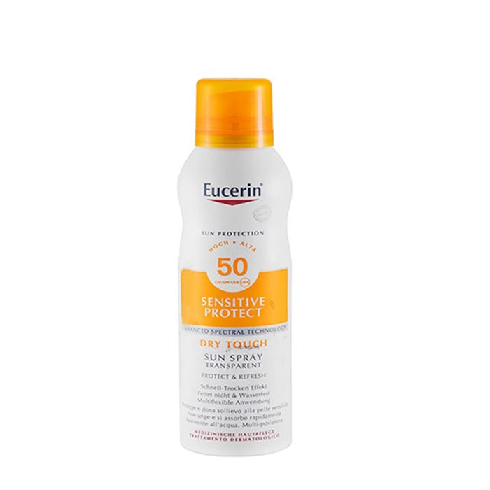 ЕУЦЕРИН СЛЪНЦЕЗАЩИТЕН ОХЛАЖДАЩ ПРОЗРАЧЕН СПРЕЙ SPF 50 200 мл. / EUCERIN SUN SPRAY TRANSPARENT SPF50