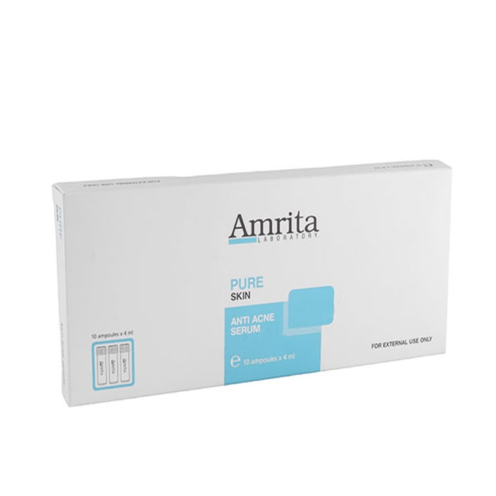 АМРИТА PURE SKIN АМПУЛИ АНТИ АКНЕ СЕРУМ 10 броя / AMRITA PURE SKIN ANTI ACNE SERUM