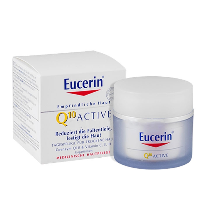ЕУЦЕРИН Q10 ДНЕВЕН КРЕМ ПРОТИВ БРЪЧКИ ЗА СУХА КОЖА 50 мл. / EUCERINE ACRIVE DAY CREAM