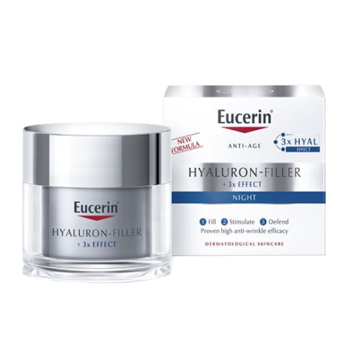 ЕУЦЕРИН ХИАЛУРОН ФИЛЪР НОЩЕН КРЕМ 50 мл, / ЕUCERIN FYALURON FILLER NIGHT CREAM