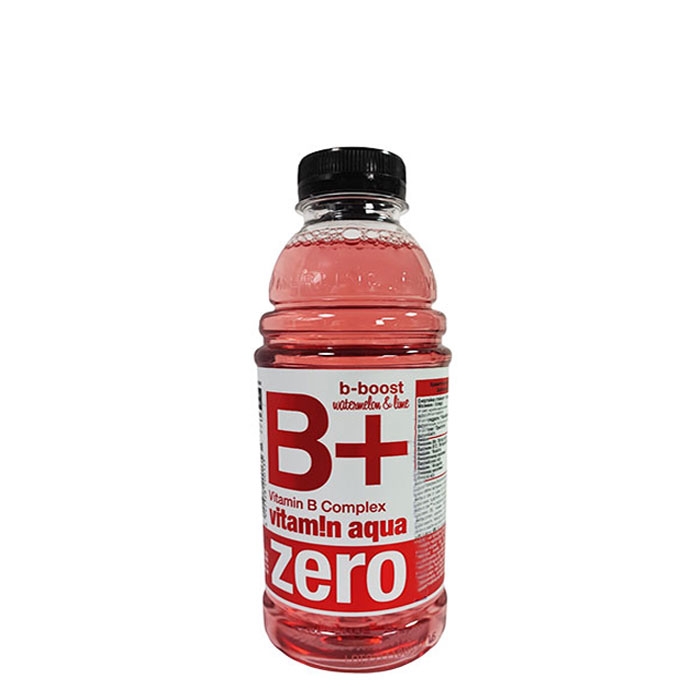 ВИТАМИНОВА ВОДА B+ ДИНЯ И ЛАЙМ БЕЗ ЗАХАР 600 мл / VITAM!N AQUA ZERO B+ WATERMELLON &amp; LIME