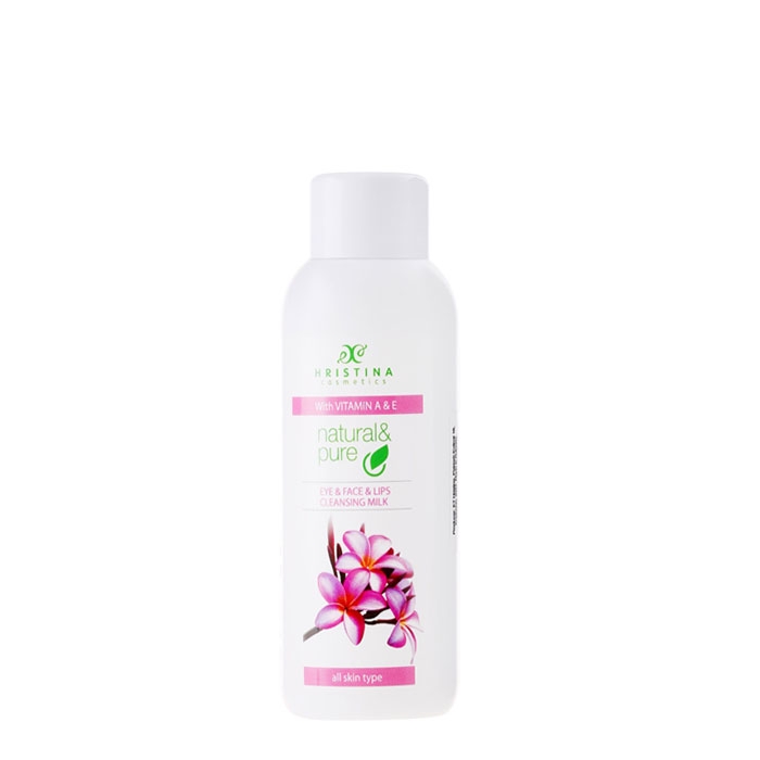 ТОАЛЕТНО МЛЯКО ЗА ЛИЦЕ С ВИТАМИНИ А+Е 150 мл. / HRISTINA TOILET MILK FOR FACE WITH VITAMINS A+E