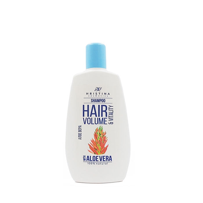 ШАМПОАН ЗА ОБЕМ НА КОСАТА С АЛОЕ ВЕРА 200 мл. / HRISTINA SHAMPOO HAIR SHINE VOLUME