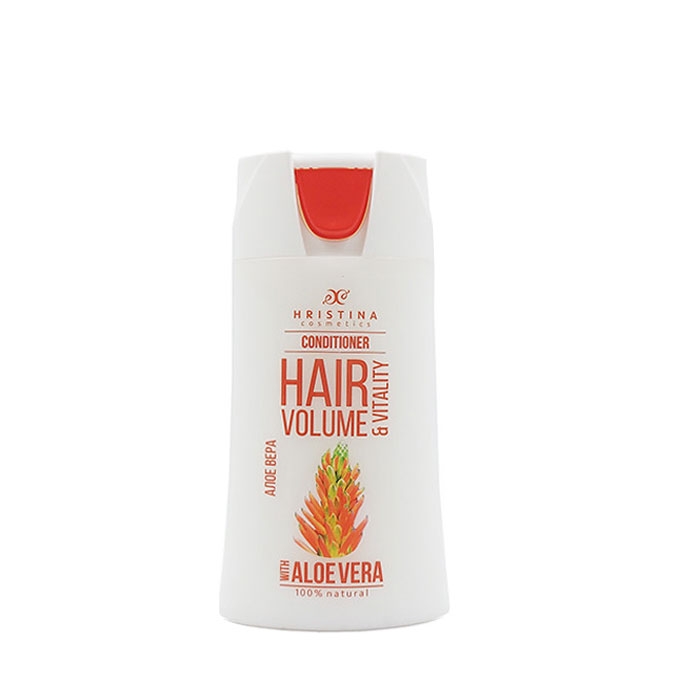 БАЛСАМ ЗА ОБЕМ НА КОСАТА С АЛОЕ ВЕРА 200 мл. / HRISTINA HAIR CONDITIONER WITH ALOE VERA FOR VOLUME