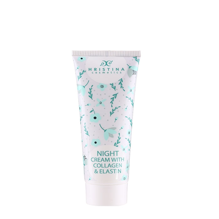 НОЩЕН КРЕМ ЗА ЛИЦЕ С КОЛАГЕН И ЕЛАСТИН 100 мл. / HRISTINA NIGHT CREAM WITH COLLAGEN &amp; ELASTIN