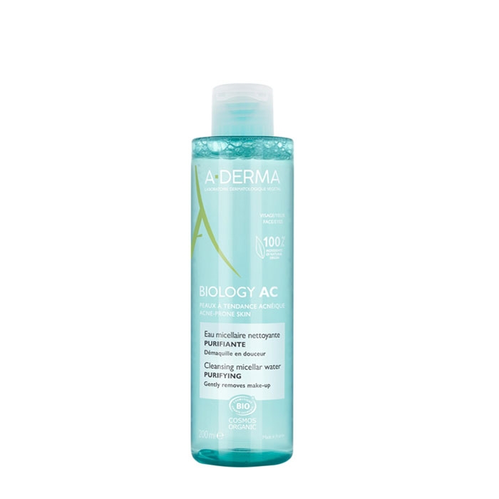 А-ДЕРМА БИОЛОДЖИ AC ПОЧИСТВАЩА МИЦЕЛАРНА ВОДА 200 мл. / A-DERMA BIOLOGY AC MICELLAR WATER