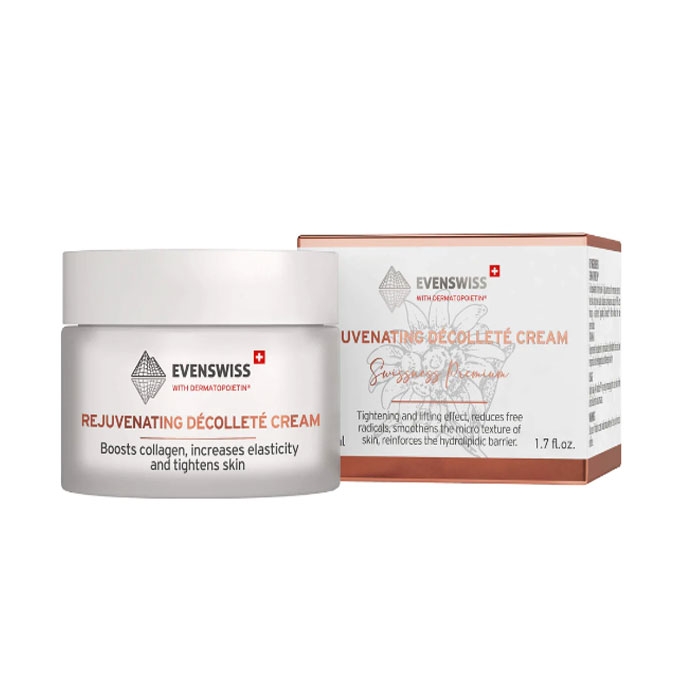 ИВЪНСУИС ПОДМЛАДЯВАЩ ДЕКОЛТЕ КРЕМ 50 мл. / EVENSWISS REJUVENATING DECOLLETE CREAM