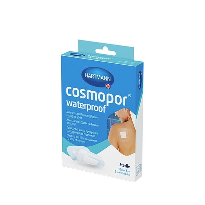ХАРТМАН КОСМОПОР ВОДОУСТОЙЧИВА ПРЕВРЪЗКА 10 х 8 см. 5 броя / HARTMANN COSMOPOL WATERPROOF STERILE PLASTIRE