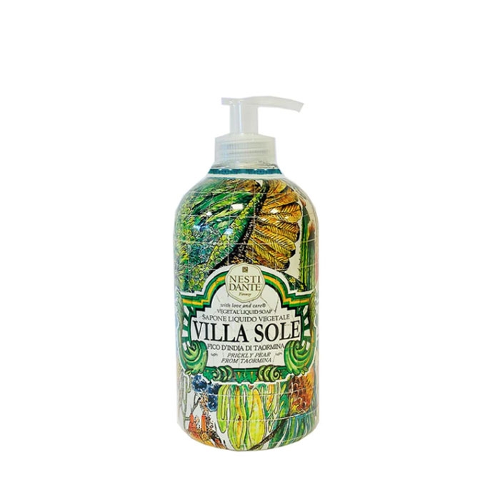 ТЕЧЕН САПУН ЗА ЛИЦЕ И ТЯЛО БОДЛИВА КРУША 500 мл. / NESTI DANTE SOAP WITH PICKLE PEAR FROM TAORMINA