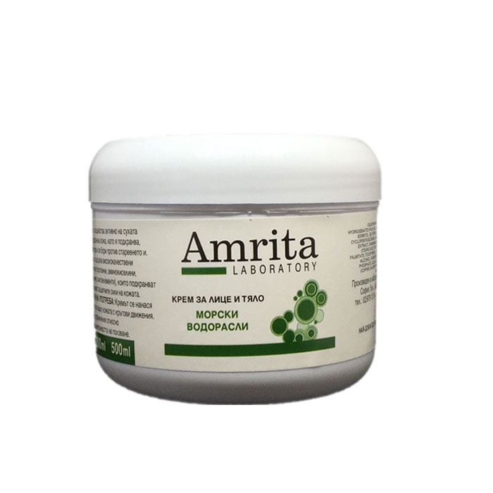 АМРИТА КРЕМ ЗА ЛИЦЕ И ТЯЛО С МОРСКИ ВОДОРАСЛИ 200 мл. / AMRITA LABORATORY SEAWEED FACE AND BODY CREAM
