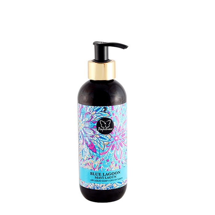ТЕЧЕН САПУН ПАПИЛИОН СИНЯ ЛАГУНА 300 мл. / PAPILION BLUE LAGOON LUXURY LIQUID SOAP