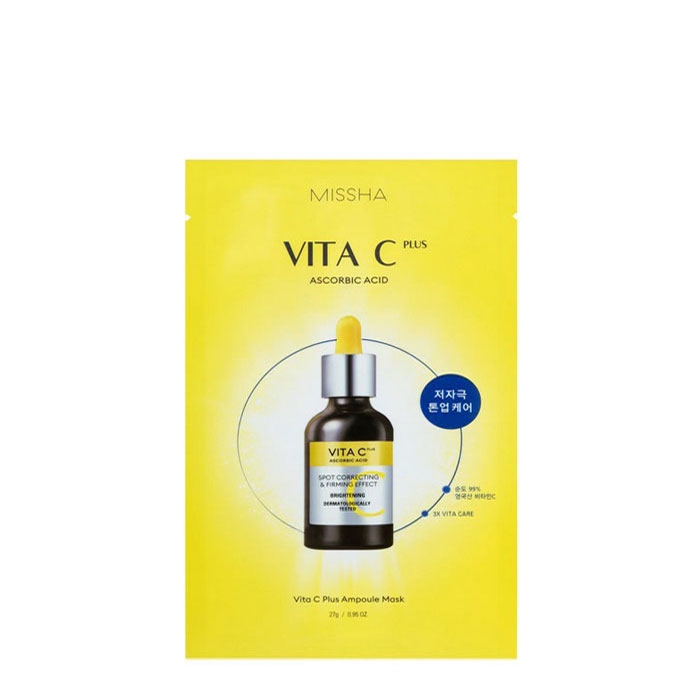 ТЕКСТИЛНА МАСКА С ВИТАМИН C 27 гр. / MISSHA VITA C PLUS AMPOULE MASK