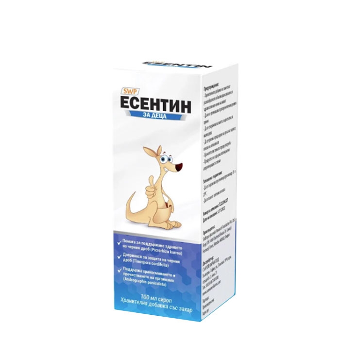 ЕСЕНТИН ЗА ДЕЦА сироп 100 мл. / SUN WAVE PHARMA ESENTIN FOR KIDS