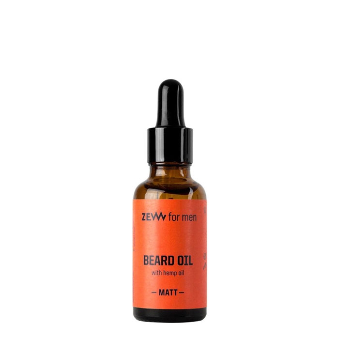 ЗЕВ ОЛИО ЗА БРАДА С КОНОПЕНО МАСЛО С МАТОВ ЕФЕКТ 30 мл. / ZEW BEARD OIL WITH HEMP OIL MATT