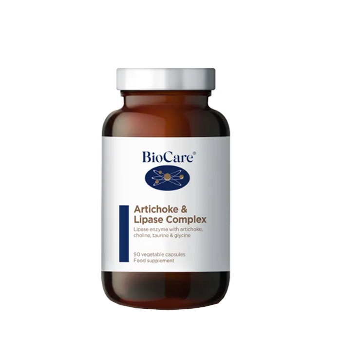 БИОКЕЪР АРТИШОК И ЛИПАЗА КОМПЛЕКС капсули 90 броя / BIOCARE ARTICHOKE &amp; LIPASE COMPLEX