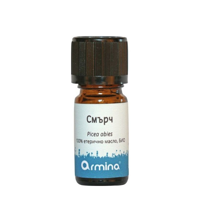 АРМИНА БИО ЕТЕРИЧНО МАСЛО ОТ СМЪРЧ 5 мл. / ARMINA PICEA ABIES BIO ESSENTIAL OIL