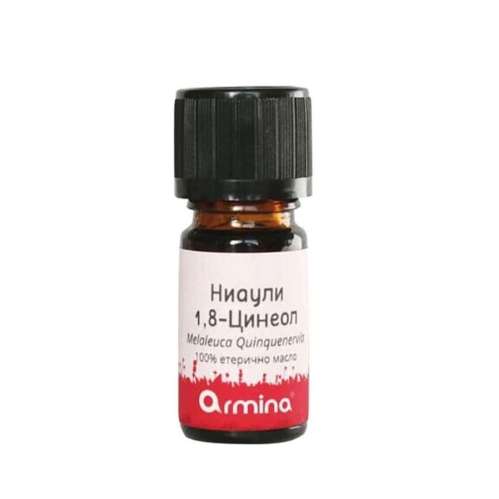 АРМИНА БИО ЕТЕРИЧНО МАСЛО ОТ НИАУЛИ 5 мл. / ARMINA MALEUCA QUINQUENERVIA BIO ESSENTIAL OIL