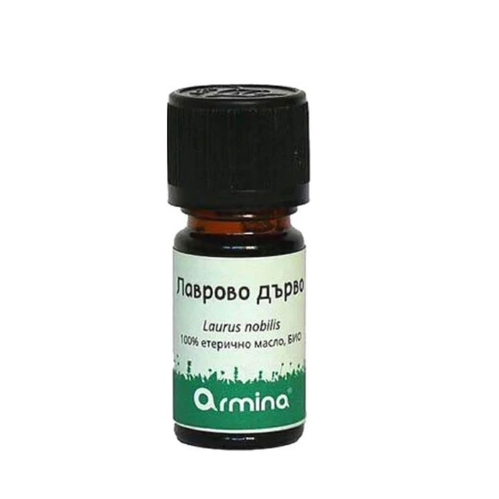 АРМИНА БИО ЕТЕРИЧНО МАСЛО ОТ ЛАВРОВО ДЪРВО 5 мл. / ARMINA LAURUS NOBILIS BIO ESSENTIAL OIL