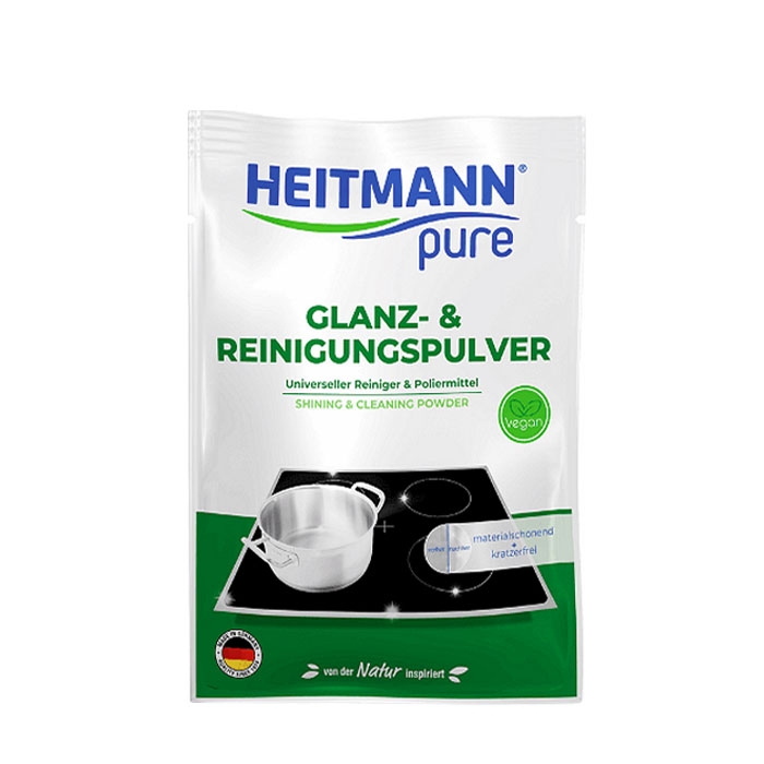 ХАЙТМАН ПЮР ПРЕПАРАТ ЗА ПОЧИСТВАНЕ И ГЛАНЦ 30 гр. / BRAUNS HEITMANN PURE SHINING AND CLEANING POWDER