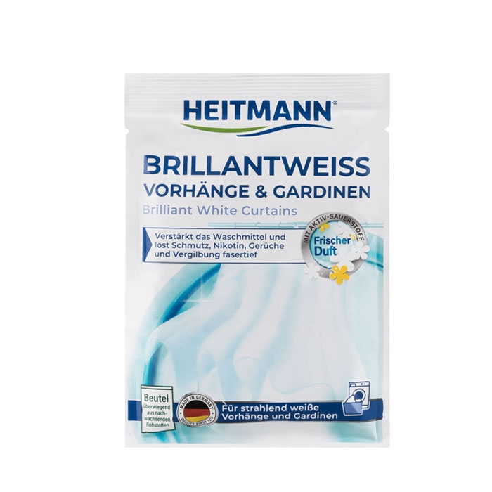 ХАЙТМАН ПРЕПАРАТ ЗА БРИЛЯНТНО БЕЛИ ЗАВЕСИ 50 гр. / BRAUNS HEITMANN BRILLIANT WHITE CURTAINS