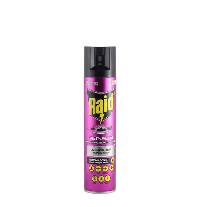 РАЙД АЕРОЗОЛ УНИВЕРСАЛ 400 мл / RAID MULTI-INSETTO SPRAY
