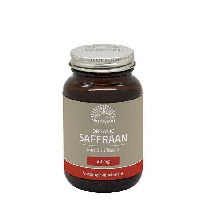 МАТИСЪН ШАФРАН ОРГАНИК капсули 30 мг 60 броя / MATTISSON HEALTHSTYLE ORGANIC SAFFRON