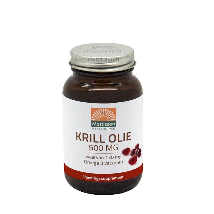 МАТИСЪН КРИЛ МАСЛО капсули 500 мг 60 броя / MATTISSON HEALTHSTYLE KRILL OIL