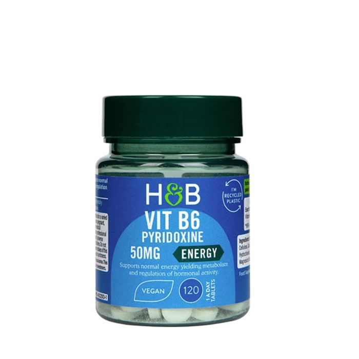 ВИТАМИН B6 таблетки 120 броя / HOLLAND &amp; BARRETT VITAMIN B6