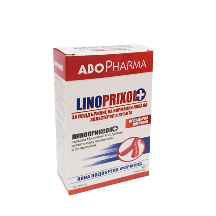 АБОФАРМА ЛИНОПРИКСОЛ ПЛЮС таблетки 60 броя / ABOPHARMA LINOPRIXOL PLUS