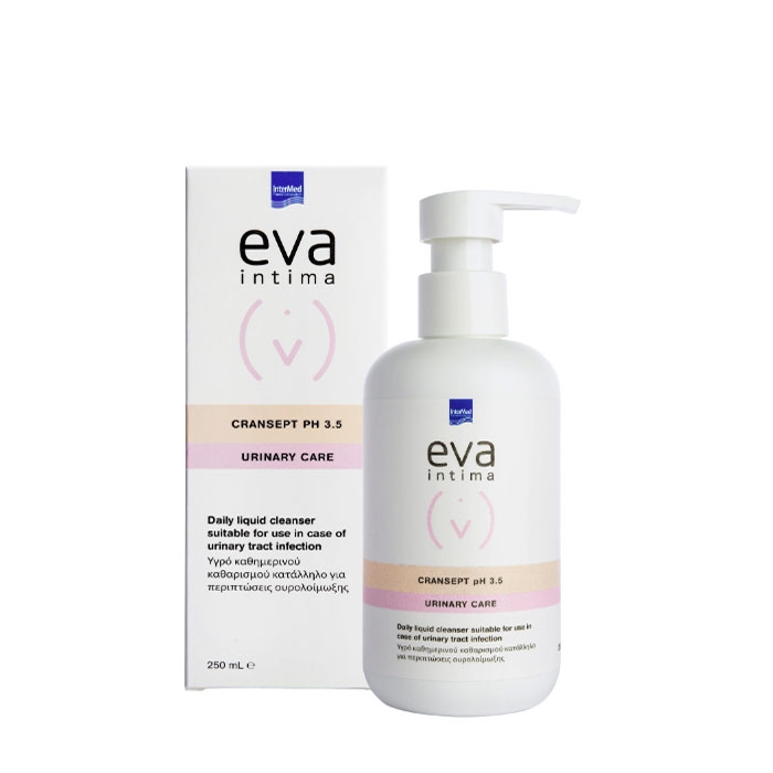 ЕВА ИНТИМА ГЕЛ КРАНСЕПТ ГРИЖА ЗА ПИКОЧНИТЕ ПЪТИЩА 250 мл / EVA INTIMA CRANSEPT URINARY CARE