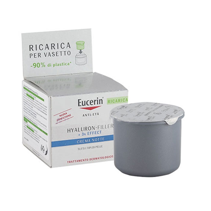 ЕУЦЕРИН HYALURON 3 x EFFECT НОЩЕН КРЕМ ПЪЛНИТЕЛ 50 мл. / EUCERIN ...